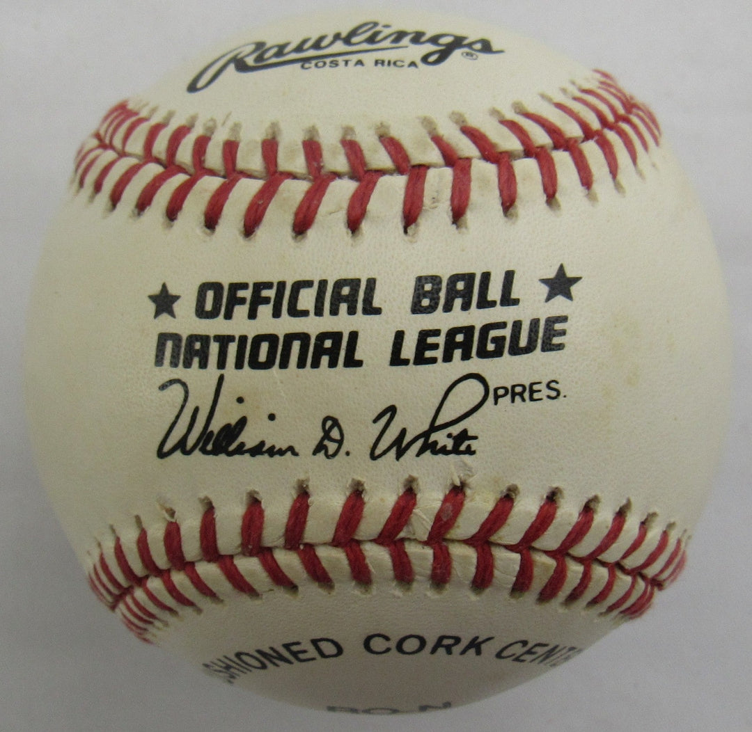Pat Zachry Signed Auto Baseball B172