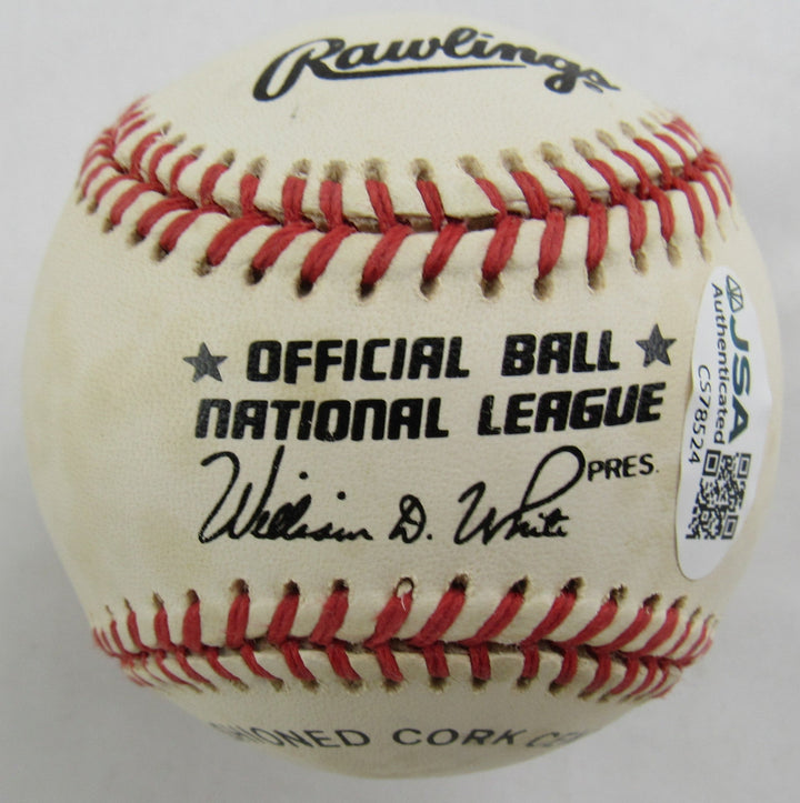 Hoyt Wilhelm Signed Rawlings Baseball JSA CS78524