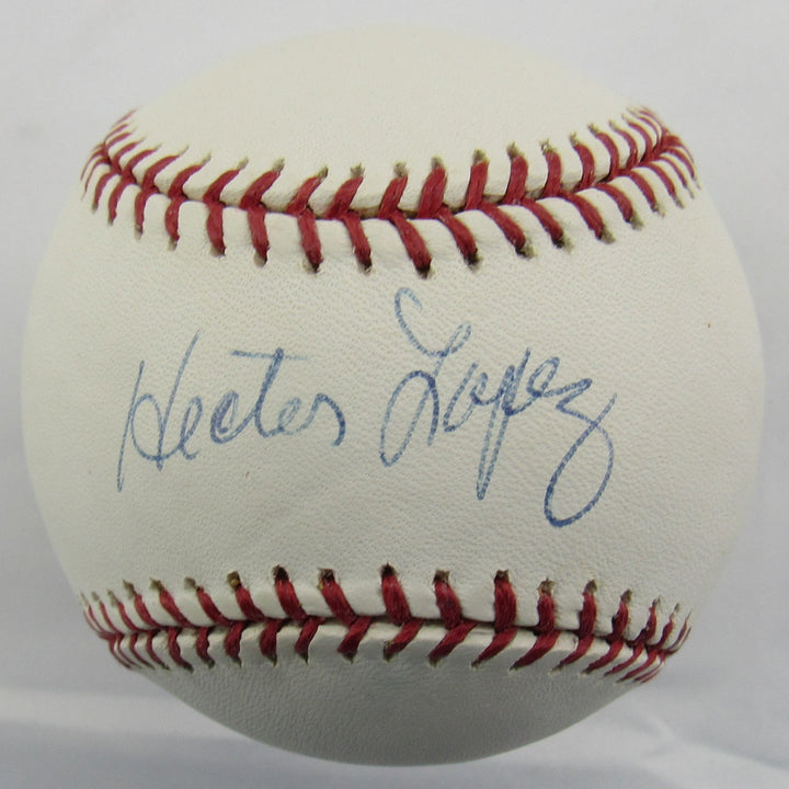 Hector Lopez Signed Auto Rawlings Baseball B150
