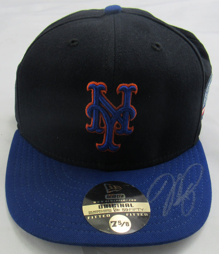 Jose Reyes Signed Game Issued Mets Hat Steiner COA