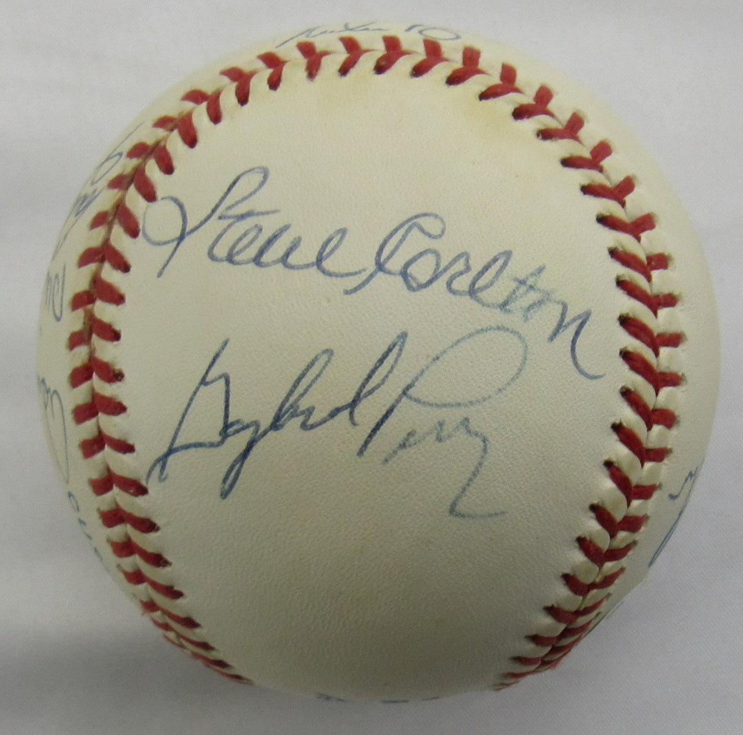 3000 Strikeout Club Signed Rawling Baseball JSA BA09031 Nolan Ryan Steve Carlton Warren Spahn Phil Niekro Don Sutton Tom Seaver Gaylord Perry Early Wynn