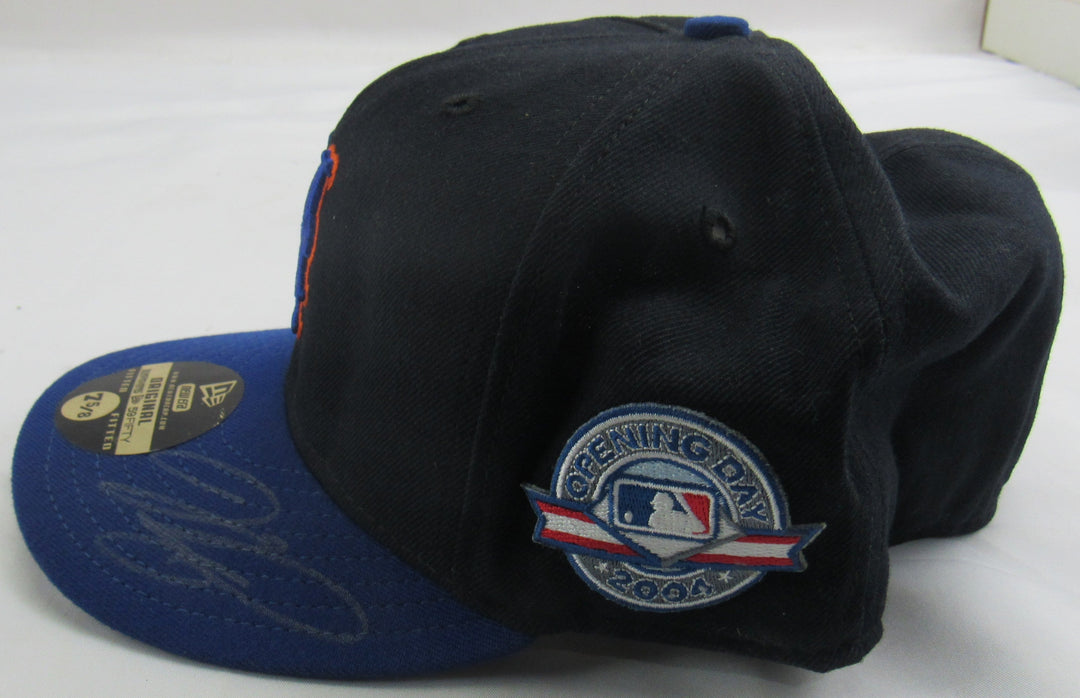 Jose Reyes Signed Game Issued Mets Hat Steiner COA