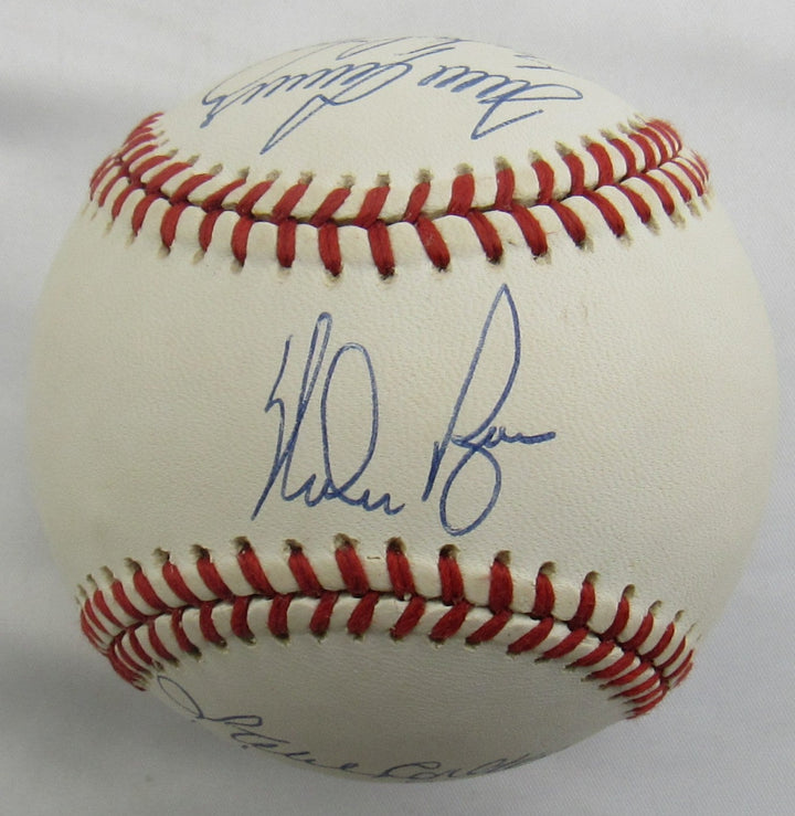 3000 Strikeout Club Signed Rawling Baseball JSA BA09033 Nolan Ryan Steve Carlton Warren Spahn Phil Niekro Don Sutton Tom Seaver Gaylord Perry Early Wynn