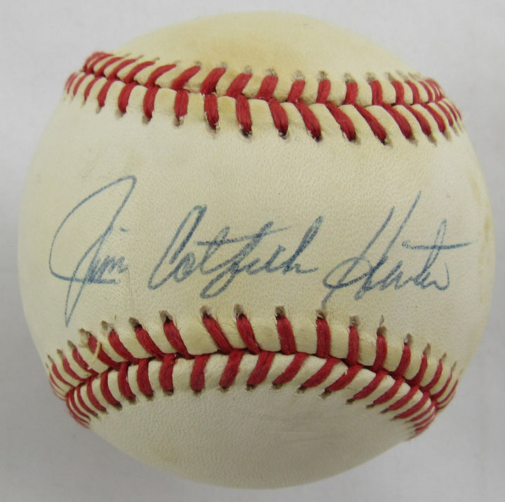 Jim Catfish Hunter Signed Rawlings Baseball JSA CS78527