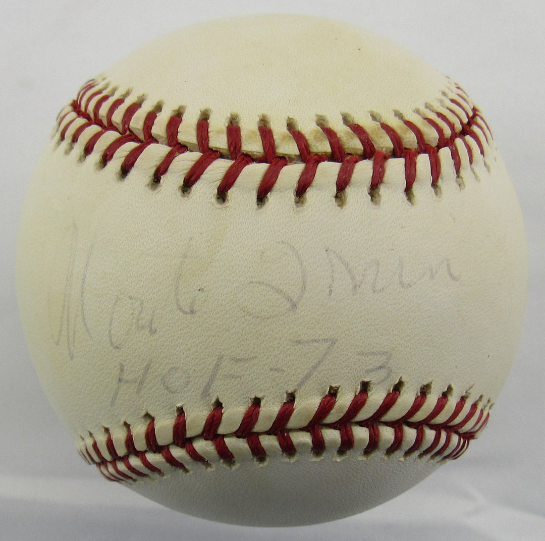 Monte Irvin Signed Auto Rawlings Baseball w/ HOF Insc B150
