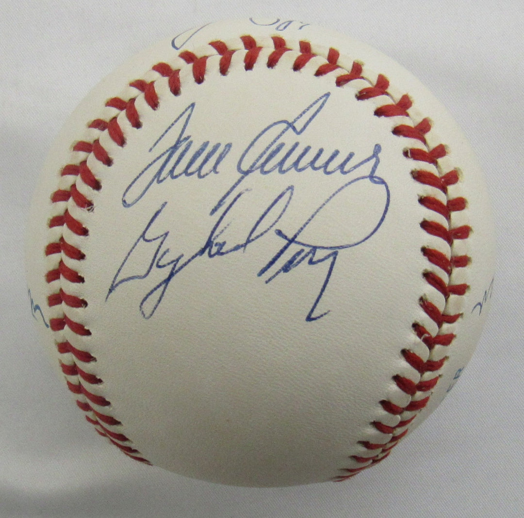 3000 Strikeout Club Signed Rawling Baseball JSA BA09033 Nolan Ryan Steve Carlton Warren Spahn Phil Niekro Don Sutton Tom Seaver Gaylord Perry Early Wynn