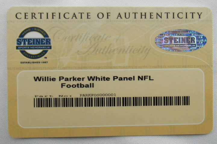 Willie Parker Signed Steelers Jersey Steiner COA