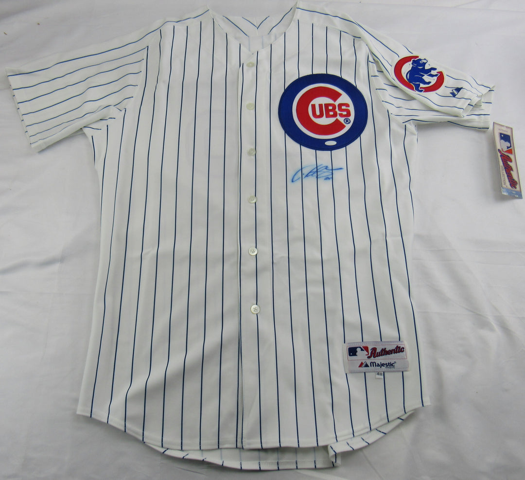 Derrek Lee Signed Cubs Jersey Majestic Authentic Steiner COA