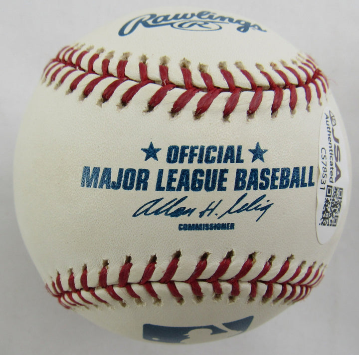 Bob Gibson Signed Rawlings Baseball w/ HOF Insc JSA CS78531