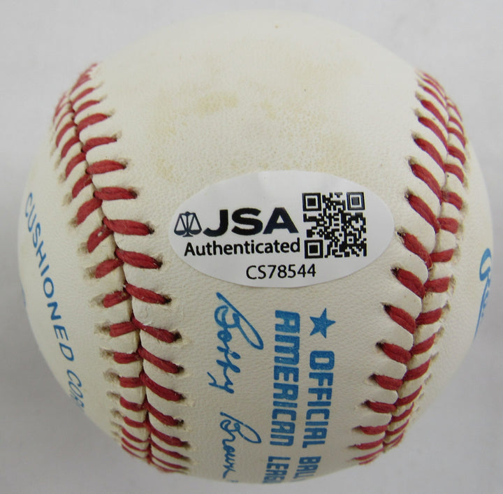 Phil Rizzuto Signed Rawlings Baseball w/ HOF Insc JSA CS78544