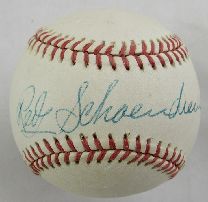 Red Schoendiest Signed Rawlings Baseball JSA CS78548