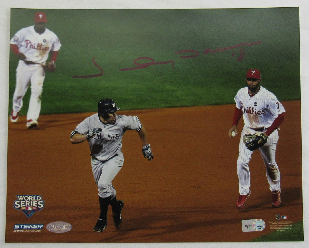 Johnny Damon Signed Auto 8x10 Photo Steiner MLB Hologram
