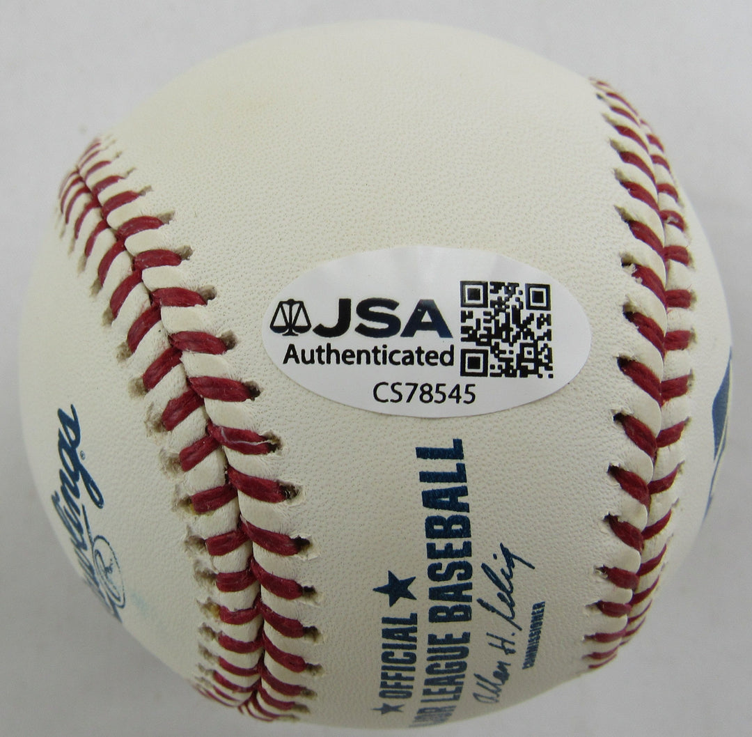 Mel Stottlemyre Signed Rawlings Baseball JSA CS78545