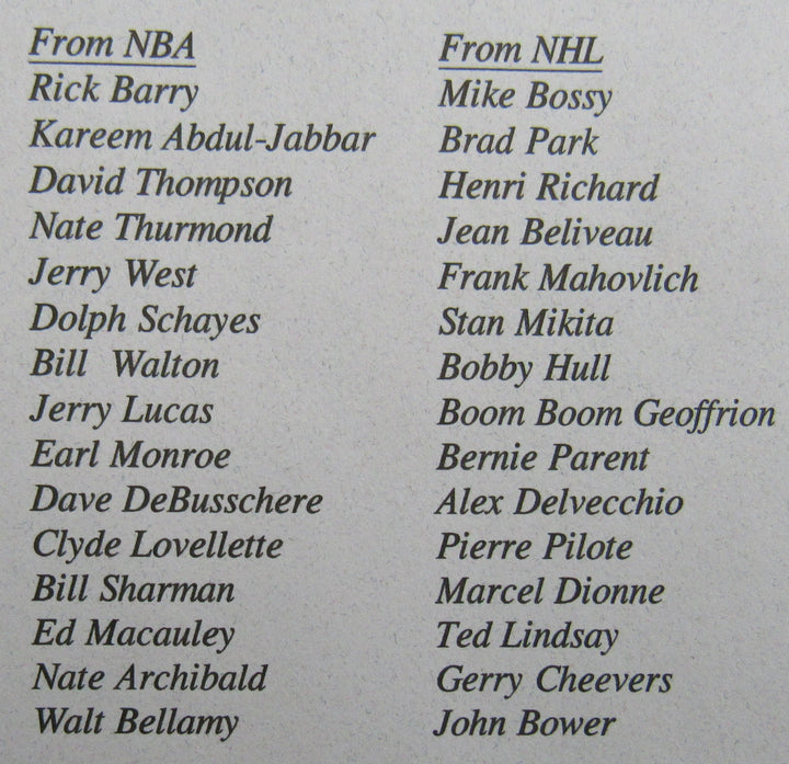 Duke Snider Don Maynard Kareem Abdul-Jabbar Mike Bossy +56 Signed Auto Super Heros of Sports Signed 43x28 Photo Limited Edition #145/400 w/ COA