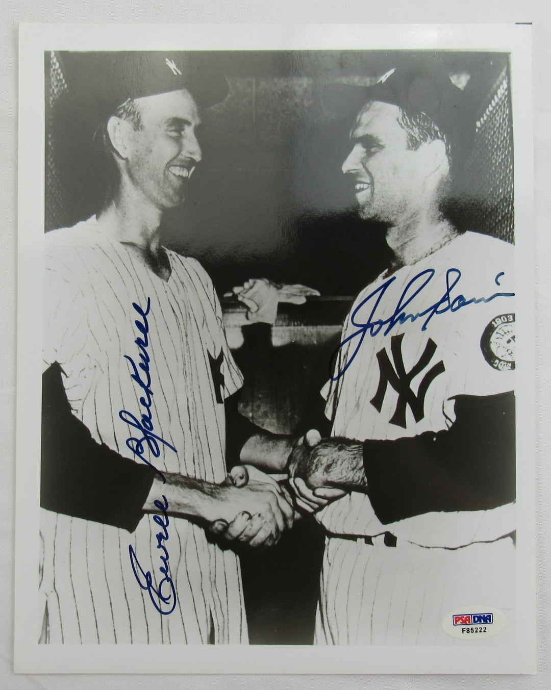 Johnny Sain Ewell Blackwell Signed Auto 8x10 Photo PSA/DNA F85222