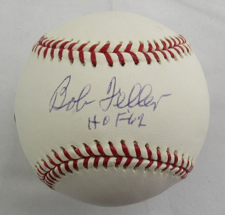 Bob Feller Signed Auto Rawlings Baseball MLB BB602511
