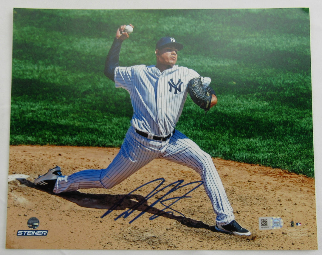 Dellin Betances Signed Auto 8x10 Photo MLB Hologram