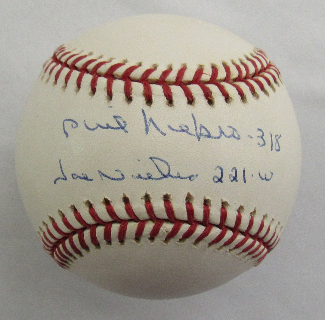 Phil Niekro/Joe Niekro Signed Auto Rawlings Baseball MLB MR159286