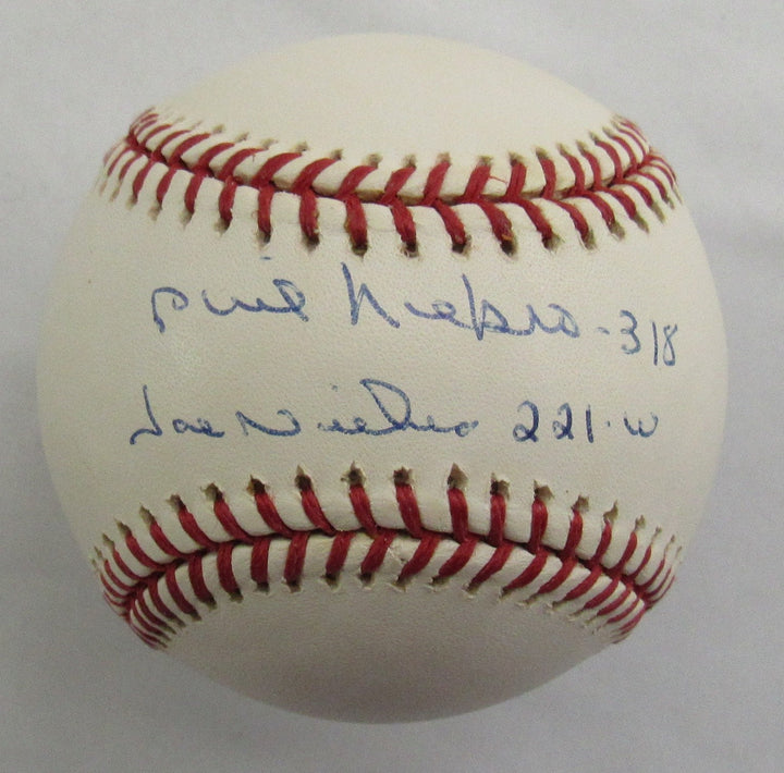 Phil Niekro/Joe Niekro Signed Auto Rawlings Baseball MLB MR159286