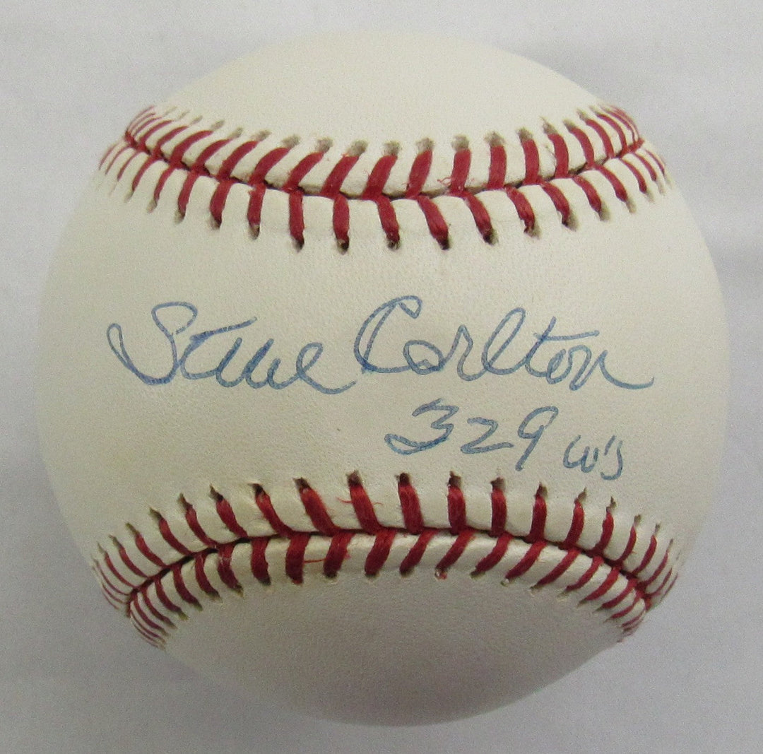 Steve Carlton Signed Auto Rawlings Baseball MLB MR095814
