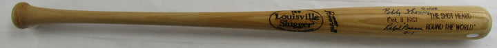Bobby Thomson Ralph Branca Multi Signed Auto Baseball Bat Steiner Hologram