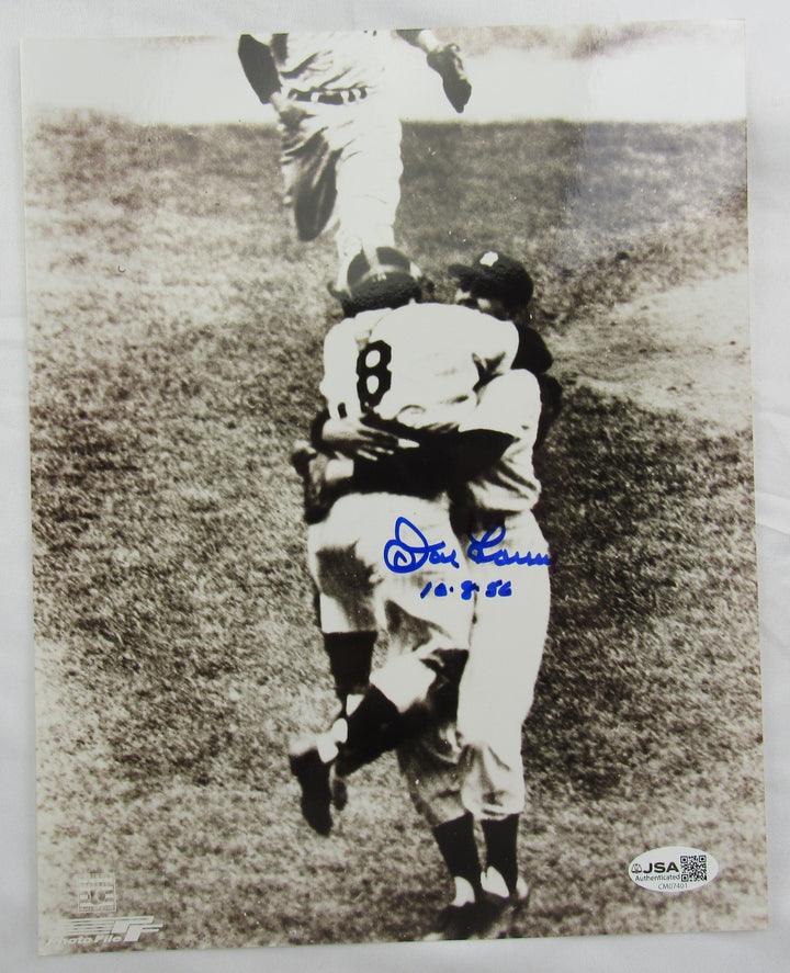 Don Larsen Signed Auto 8x10 Photo JSA CM07401