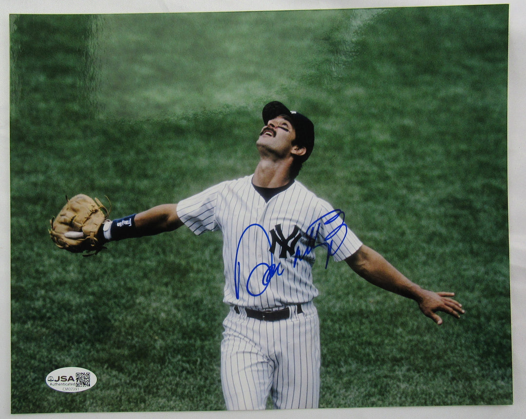 Don Mattingly Signed Auto 8x10 Photo JSA CM07391