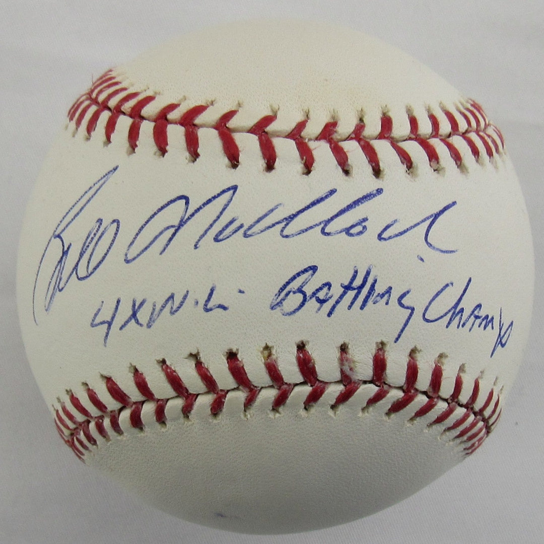 Bill Madlock Signed Auto Baseball Steiner Holo
