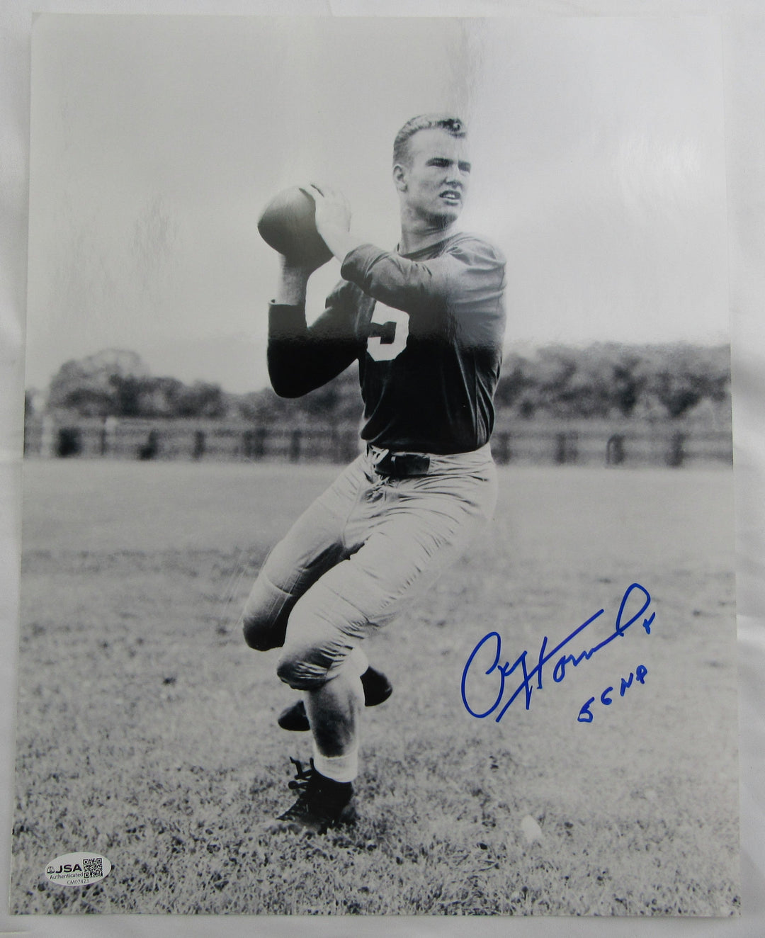 Paul Hornung Signed Auto 11x14 Photo JSA CM07423
