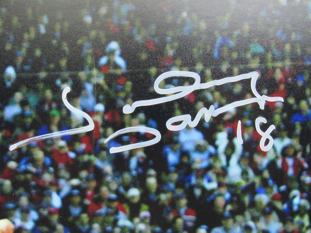 Johnny Damon Signed Auto 11x14 Photo JSA CM07412