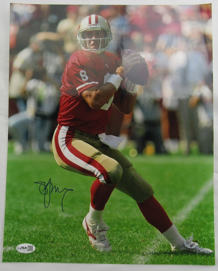 Steve Young Signed Auto 11x14 Photo JSA CM07413