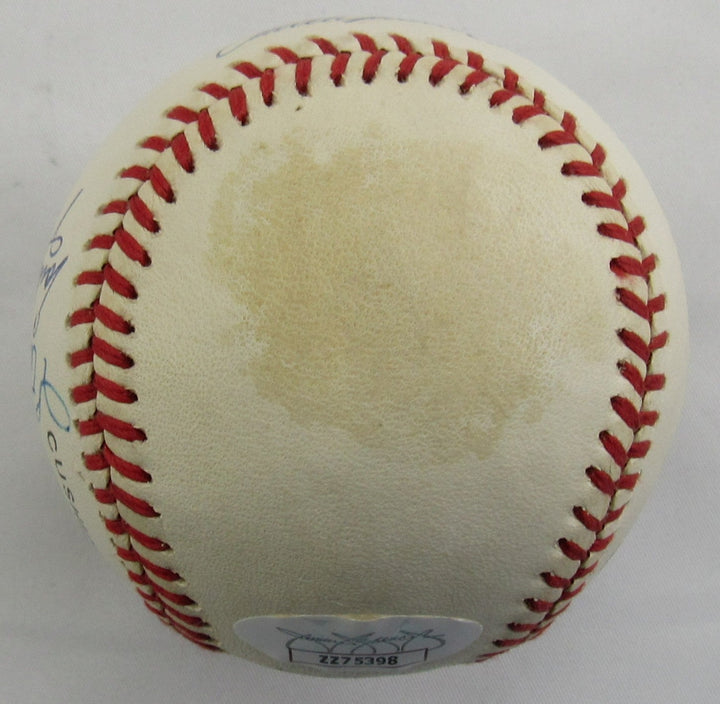300 Win Club Pitchers Signed Auto Rawlings Baseball JSA LOA ZZ75398 - 5 Pitchers