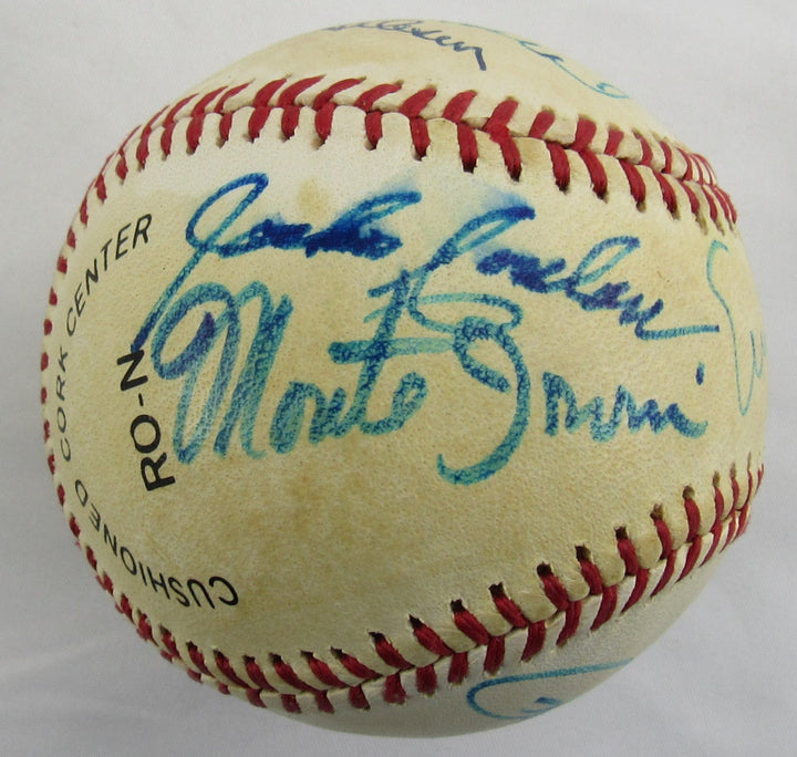 Pete Rose Ernie Banks Sandy Koufax +3 Signed Auto Rawlings Baseball JSA LOA ZZ75399