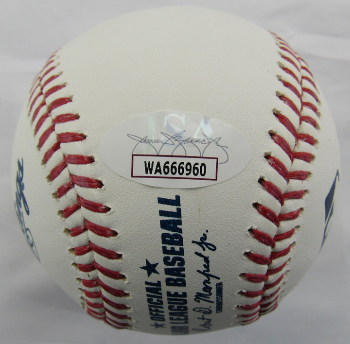 Todd Hollandsworth NL ROY Signed Auto Rawlings Baseball JSA WA666960