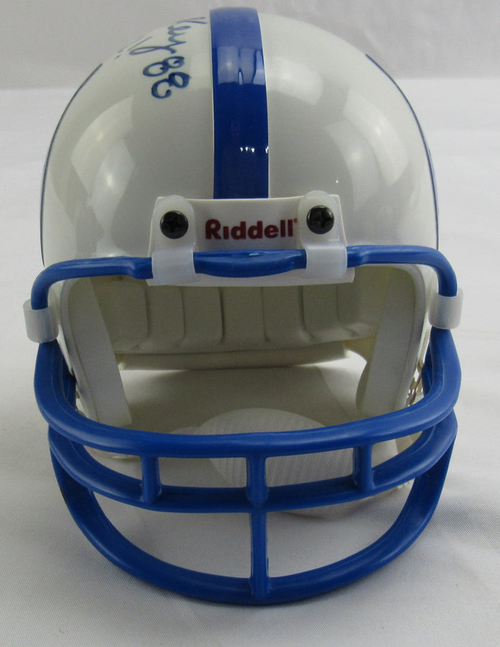 John Mackey Auto Colts Mini Helmet JSA CM07473