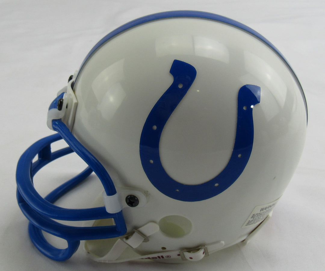 John Mackey Auto Colts Mini Helmet JSA CM07473
