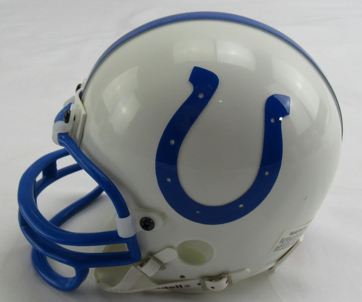 John Mackey Auto Colts Mini Helmet JSA CM07473