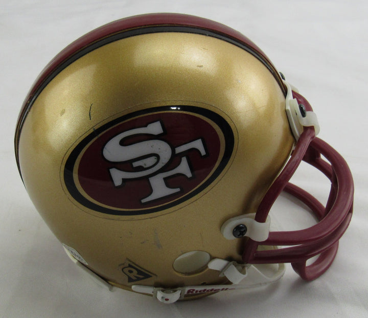 Jerry Rice Signed 49ers Auto Mini Helmet JSA CM07481