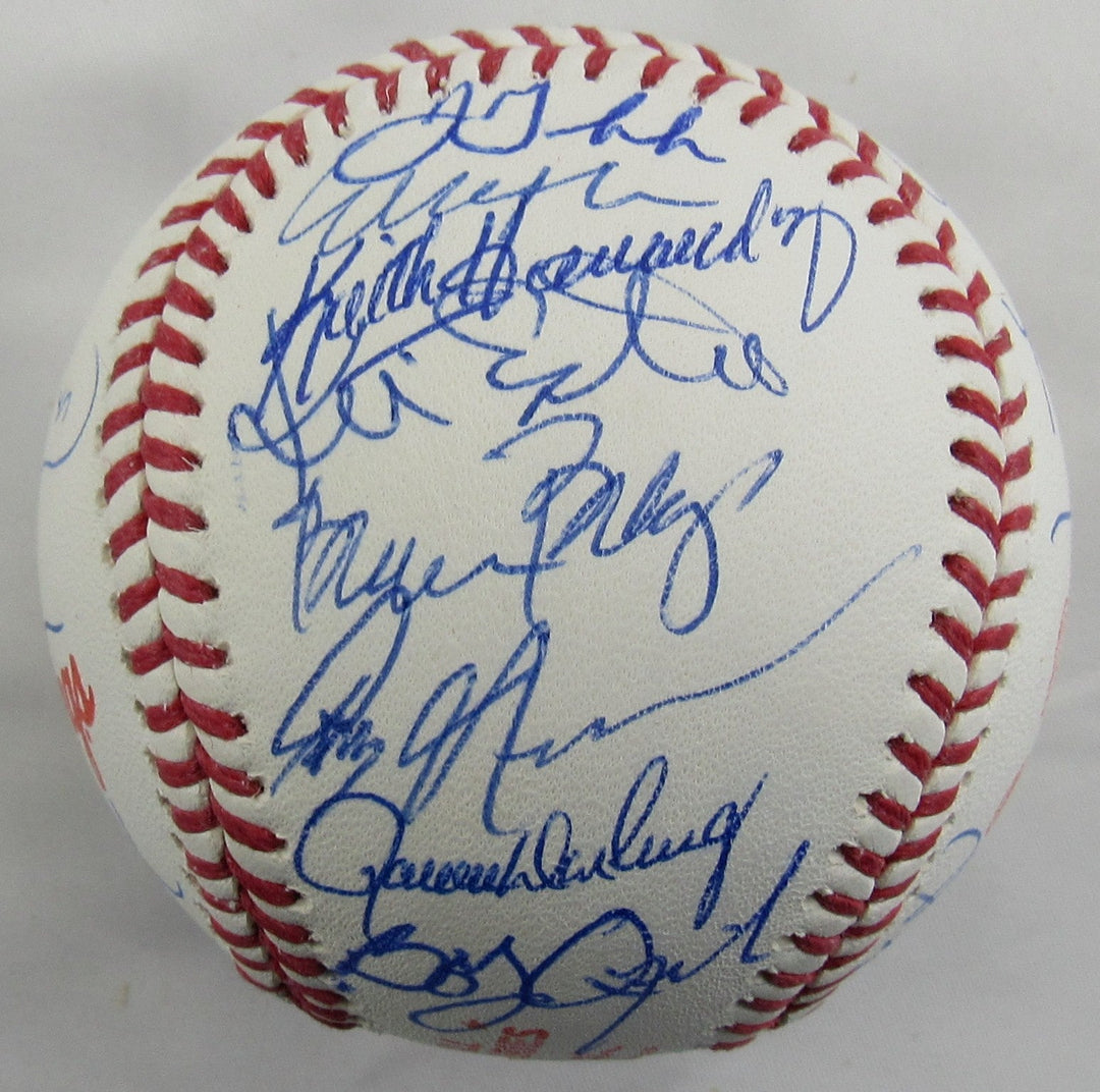 1986 World Series Champion New York Mets Signed Auto Rawlings 1986 World Series Baseball JSA ZZ10212