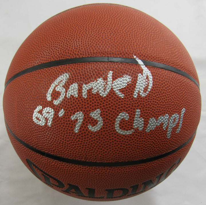 Dick Barnett Signed Auto Spalding Basketball JSA CM07457