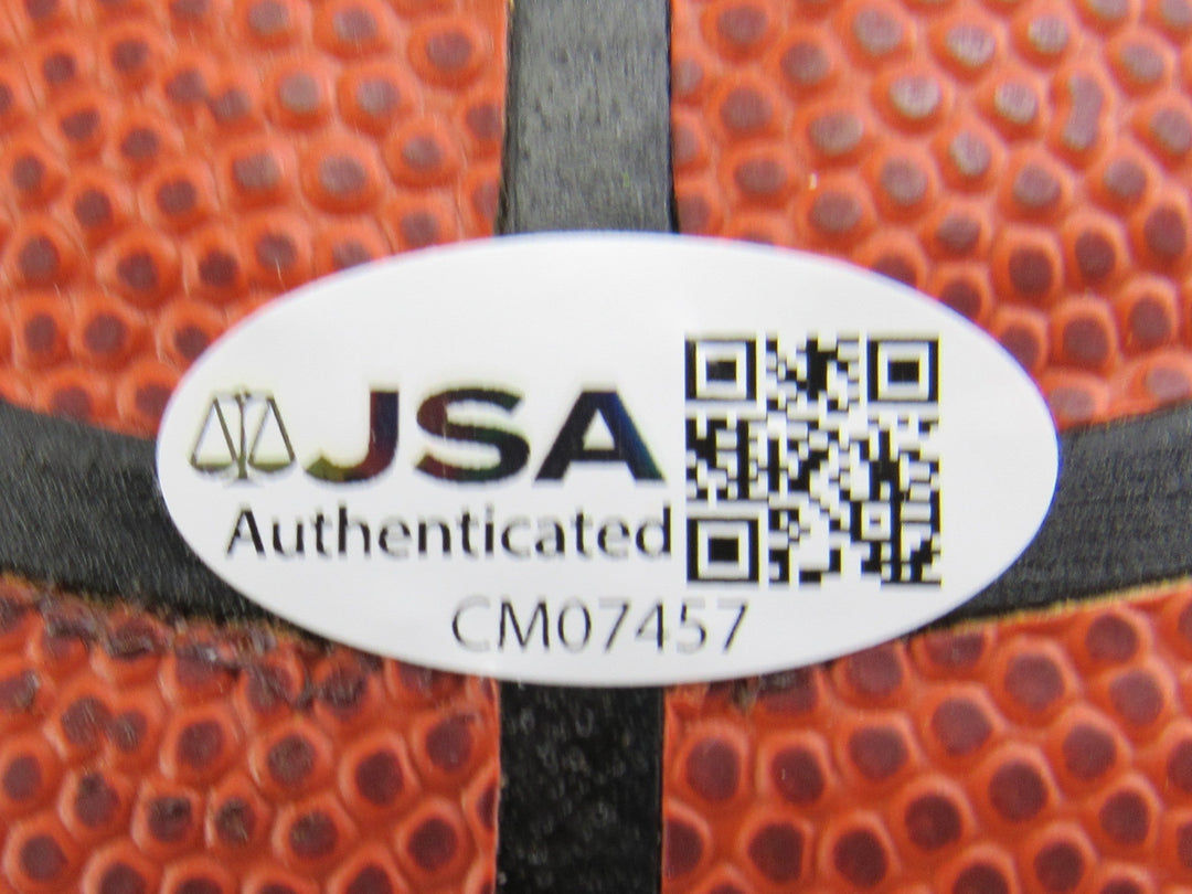 Dick Barnett Signed Auto Spalding Basketball JSA CM07457