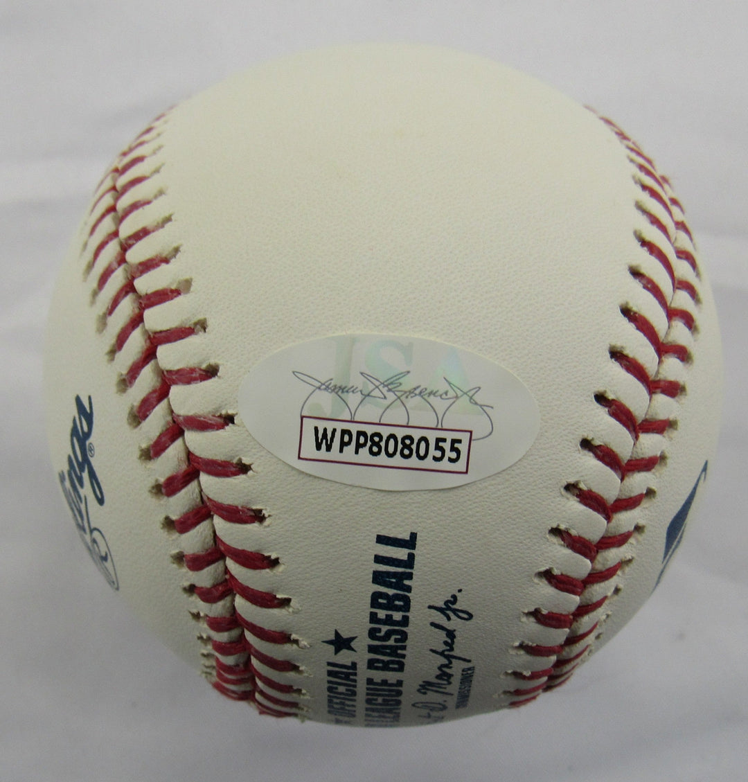 Rod Carew Signed 1967 AL ROY Auto Rawlings Baseball JSA WPP808055