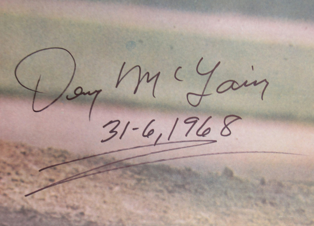 Denny McLain Auto Sports Illustrated 24x36 Baseball Poster JSA CM07490