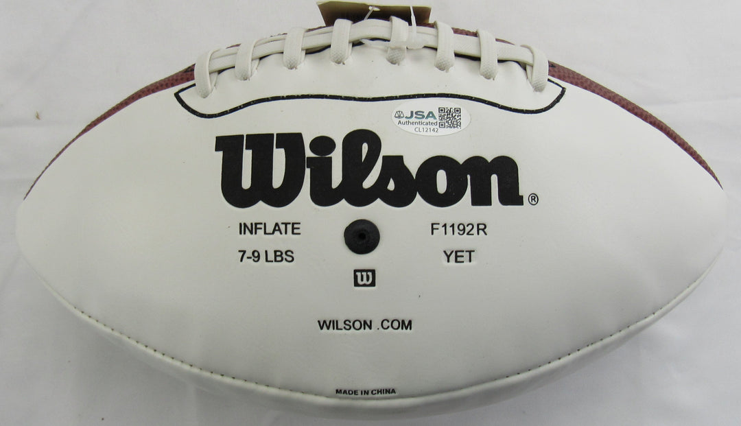 Gale Sayers +1 Signed Wilson Football JSA CL12142