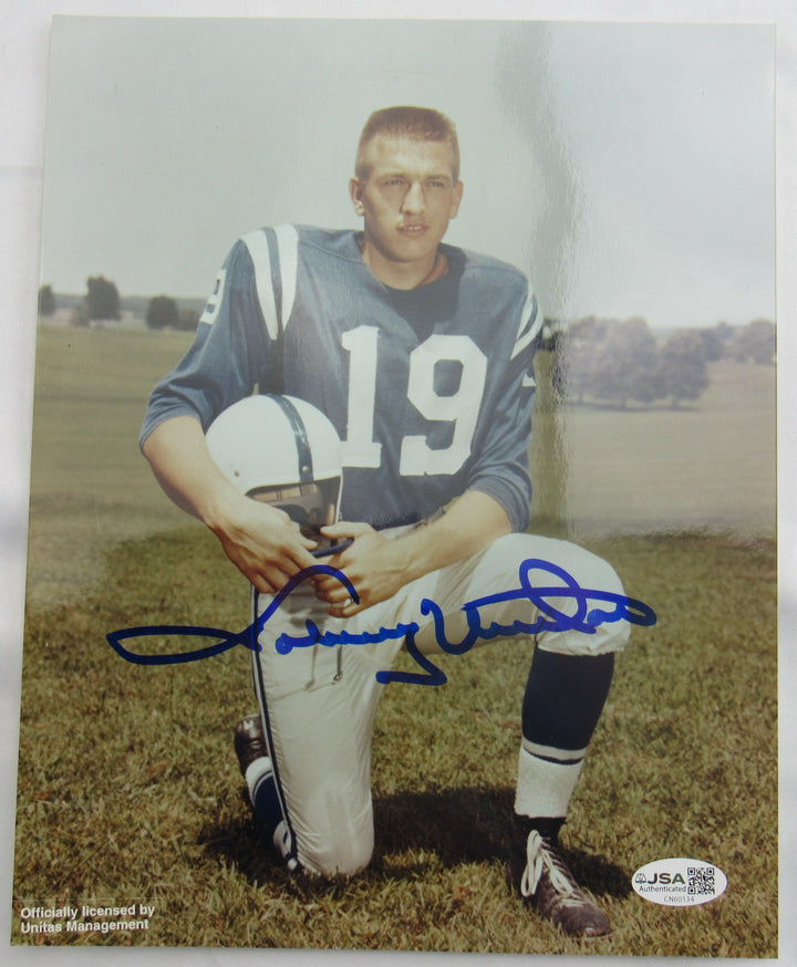 Johnny Unitas Signed 8x10 Photo CN60134