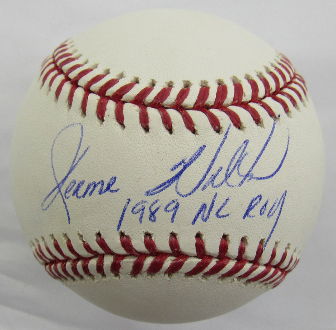 Jerome Walton Signed Auto Baseball w/ Insc B155