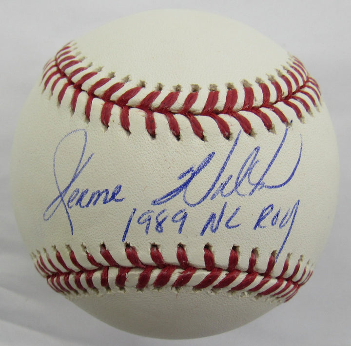 Jerome Walton Signed Auto Baseball w/ Insc B155