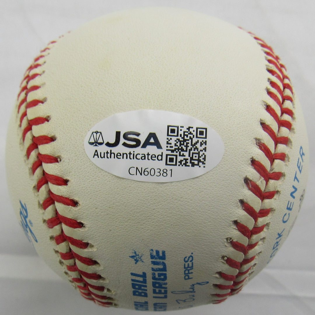 Dave Cone Signed Rawlings Baseball JSA CN60381 - 96/98 WS Champs