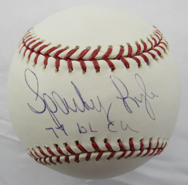 Sparky Lyle Signed Auto Baseball w/ Insc Tristar 6112422