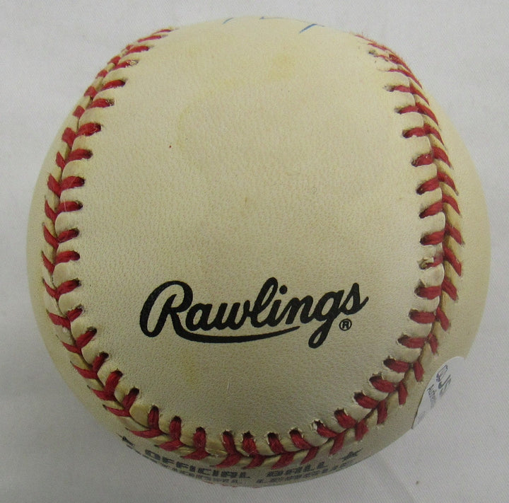 Enos Slaughter Signed Rawlings Baseball JSA CN60384